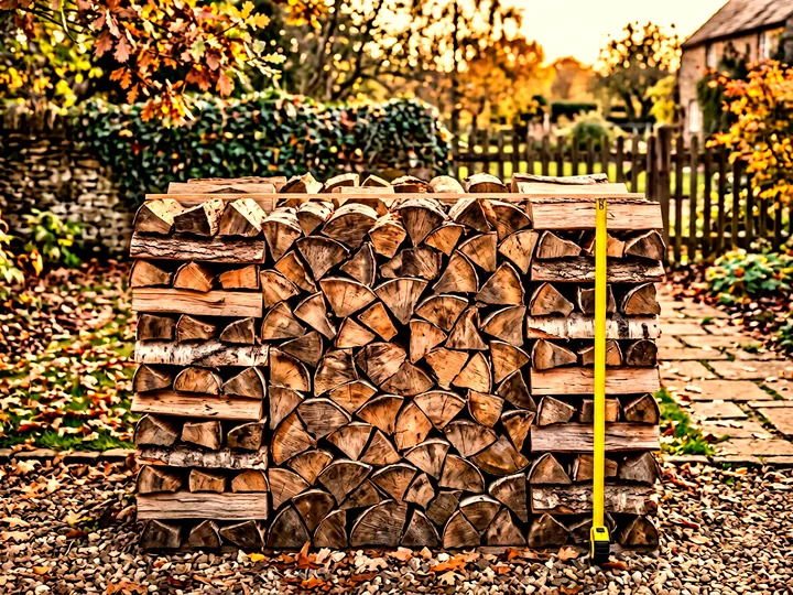 Поленница 1×1×1 м в Тобольске — объём проверяем рулеткой при вас